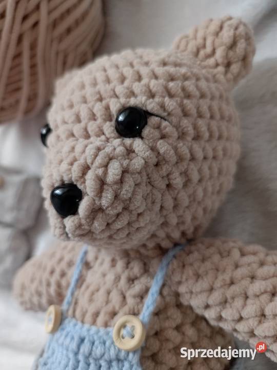 Miś robiony własnoręcznie na szydełku świętokrzyskie Kielce