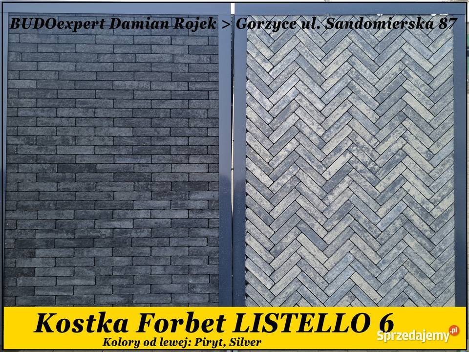 Kostka brukowa Forbet LISTELLO mix Silver Piryt Gorzyce sprzedam