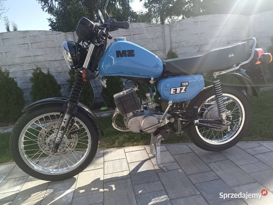 Nowa nowy motocykl MZ ETZ 150 zarejestrowany Zduńska Wola