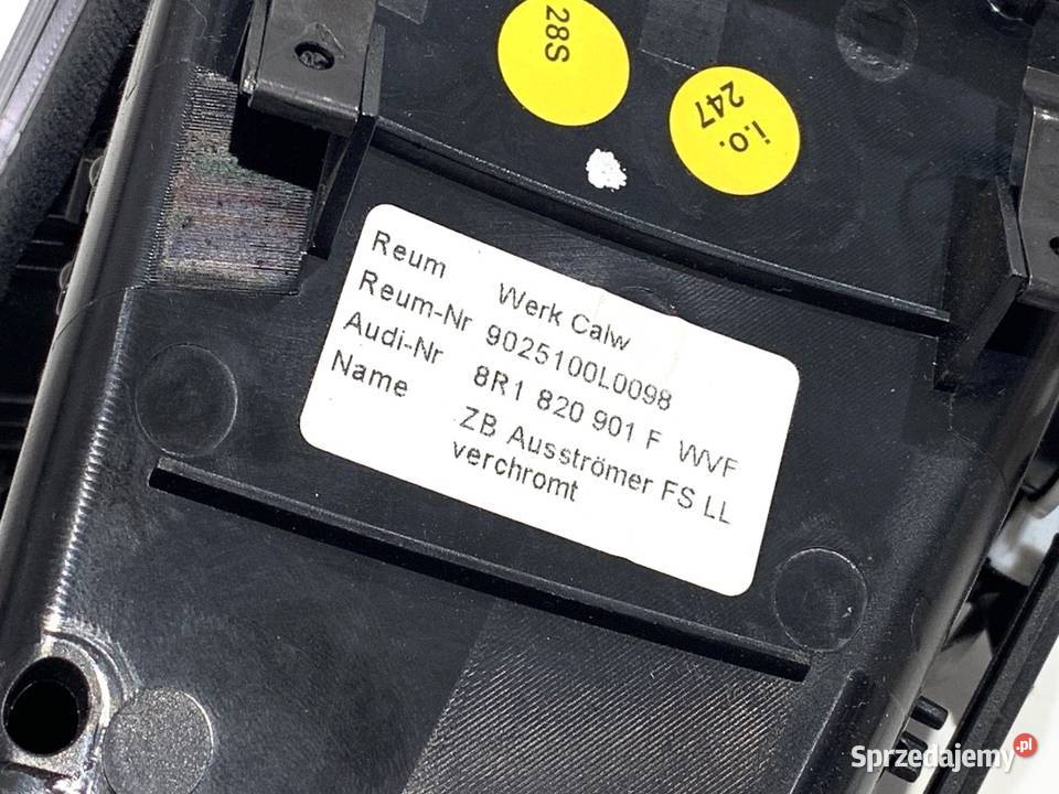 KRATKA NAWIEWU LEWY PRZÓD AUDI Q5 8R 8R1820901F podkarpackie