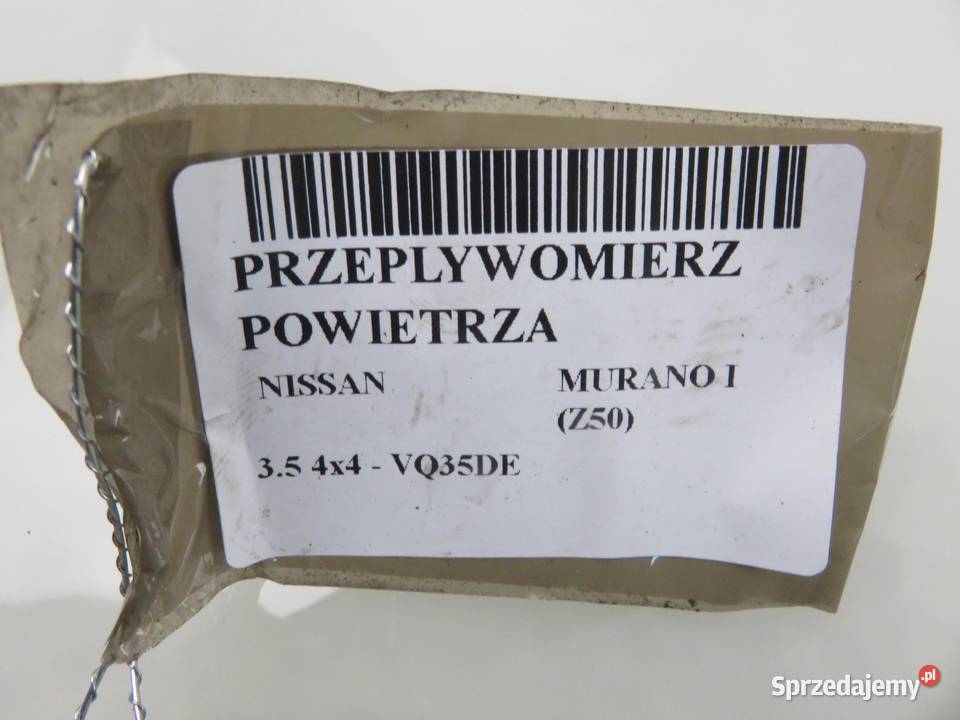 PRZEPŁYWOMIERZ NISSAN MURANO I 35 226807S000 Przepływomierze Części samochodowe
