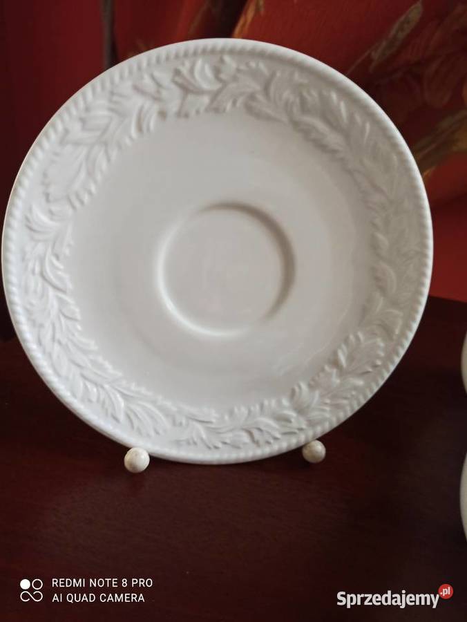 Duża Filiżanka z grubej białej porcelany Z