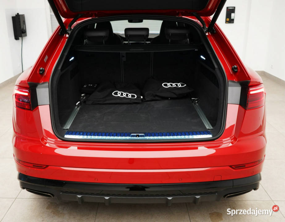 Audi Q8 60TFSIe 490 Sline BO MatrixLED Kamery360 elektrycznie ustawiane fotele