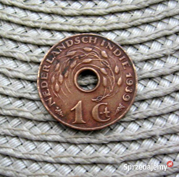 Holenderskie Indie Wschodnie 1 Cent 1939 r Kalisz