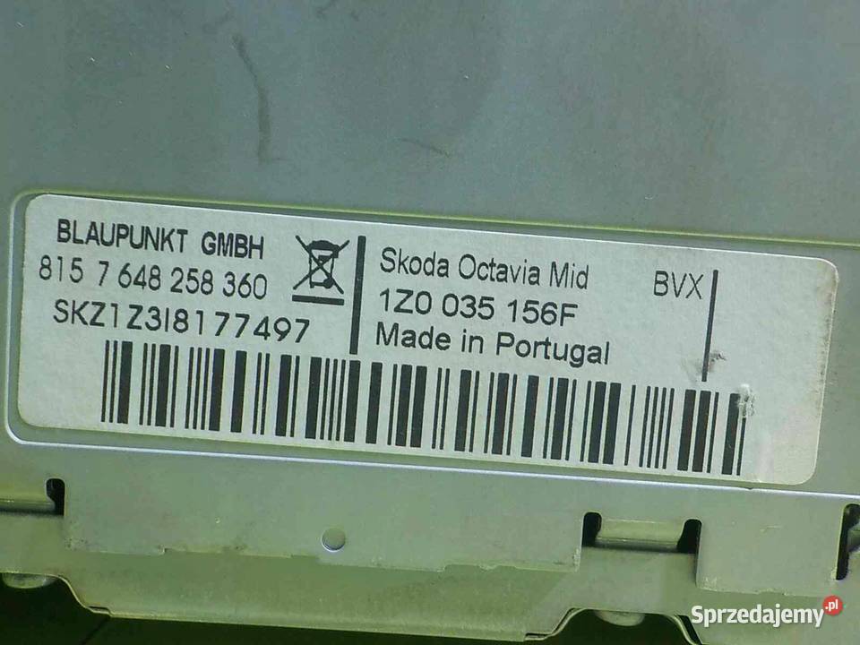 SKODA OCTAVIA II LIFT 20 TDI 10r radio nawigacja Suków