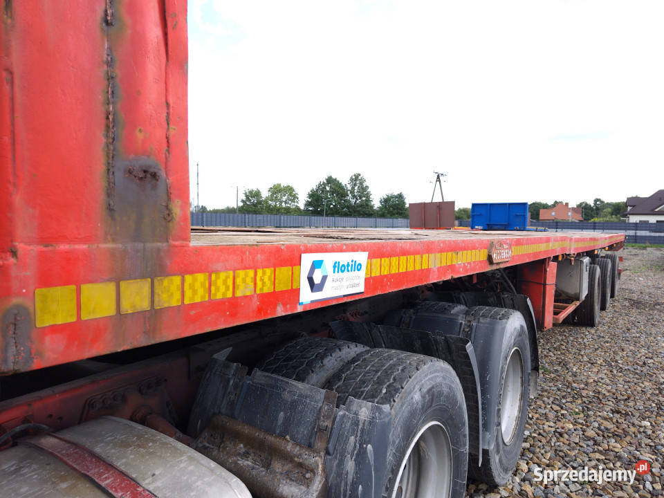 Naczepa platforma rozsuwana NOOTEBOOM OVB48VV 35640kg Twardosławice sprzedam
