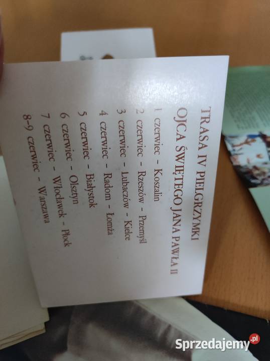 pontyfikat biografia pielgrzymki jan paweł II sprzedam
