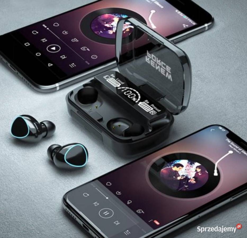 Słuchawki bezprzewodowe douszne M10 Słuchawki i głośniki Oława