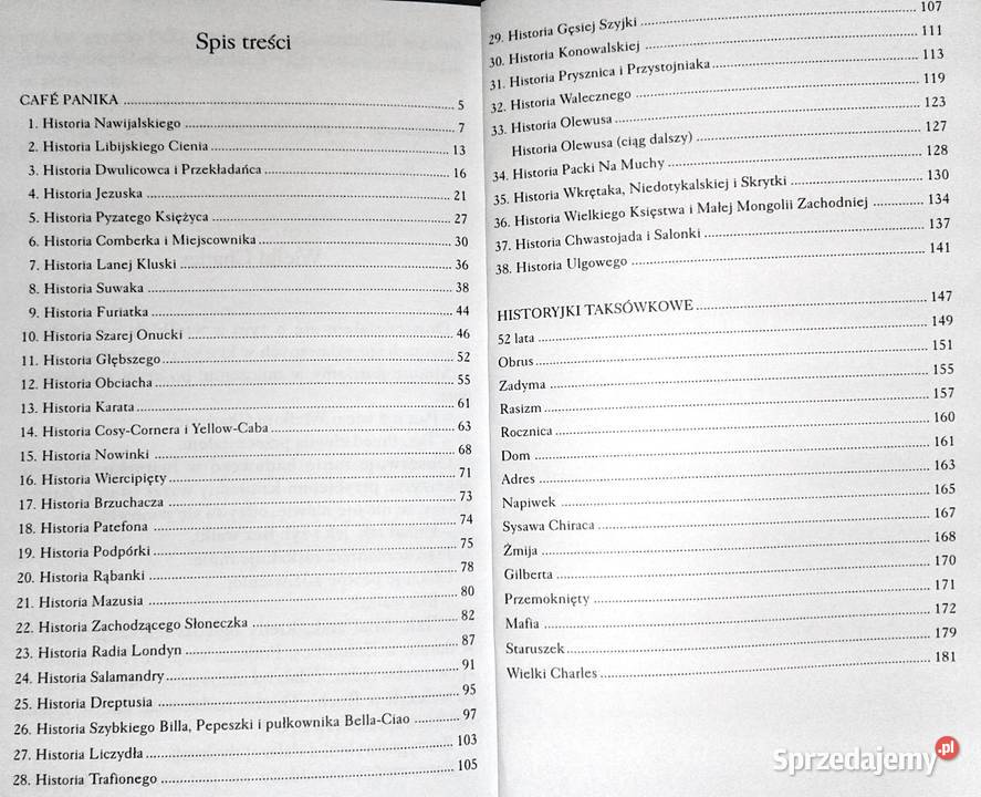 Cafe Panika Historyjki taksówkowe Roland Topor Rok wydania 2000 Chełm