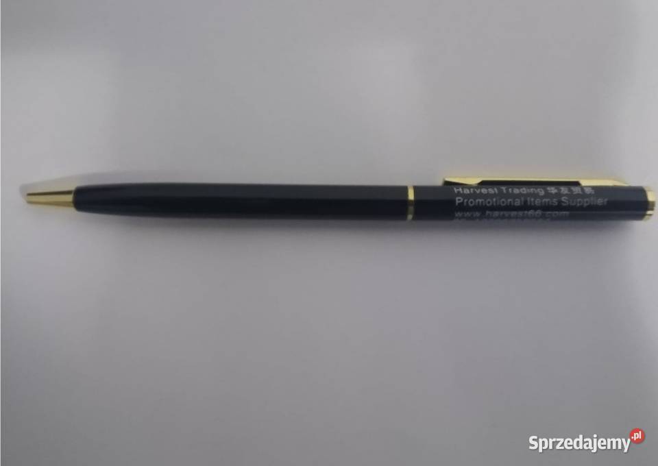 Długopis czarno złoty Biznes i Przemysł Kraków