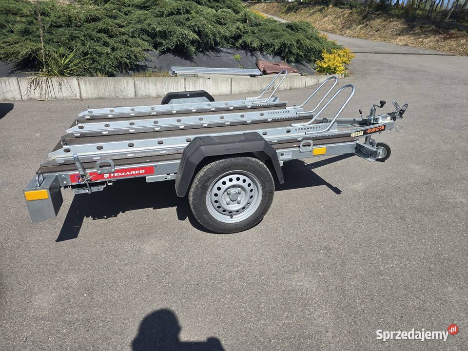 Wynajm przyczepa motocyklowa Do samochodów osobowych