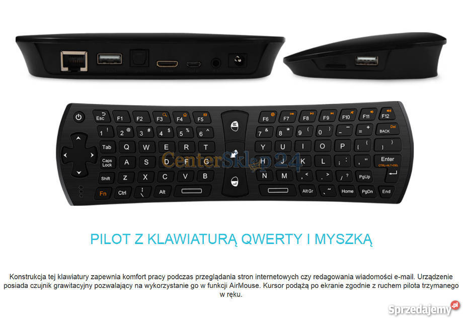 SMART TV BOX Overmax HOMEBOX 41 4K Android 8x15 wielkopolskie Poznań