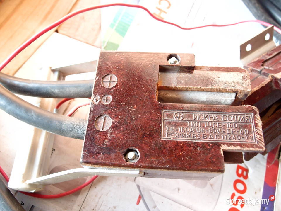 Przełącznik akumulatora 1224 TGL produkcja PRL łódzkie Łódź