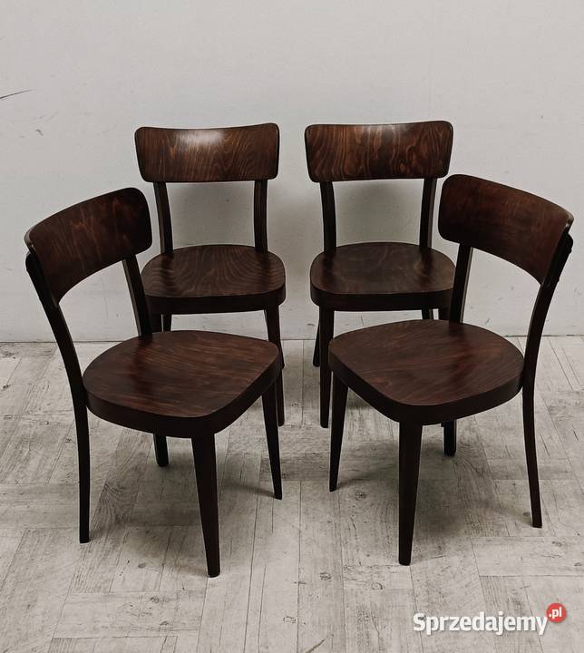 krzesła Ton Thonet Czechosłowacja lata 50te Radomsko
