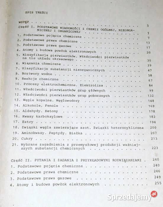 Repetytorium z chemii kandydatów na akademie miękka Chełm