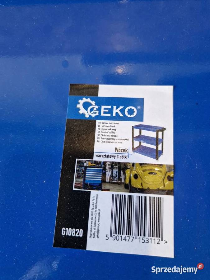 Wózek warsztatowy 3półkowy GEKO model G10820 Głogowa