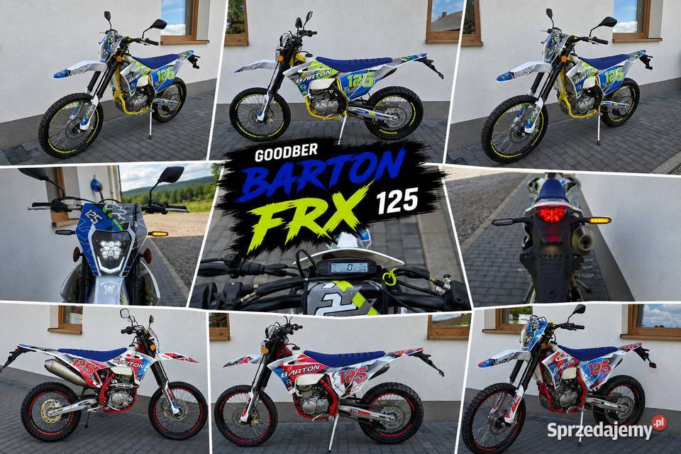 Cross Super Moto Barton FRX 125 HOMOLOGACJA Bieliny