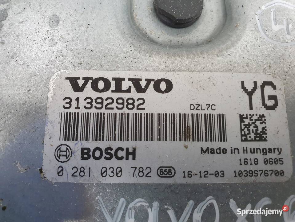 Volvo XC60 24 D5 STEROWNIK SILNIKA 31392982 Chełm