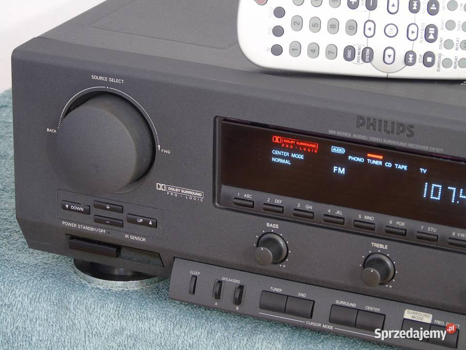 Amplituner Philips FR931 pilot mocny i sprawny