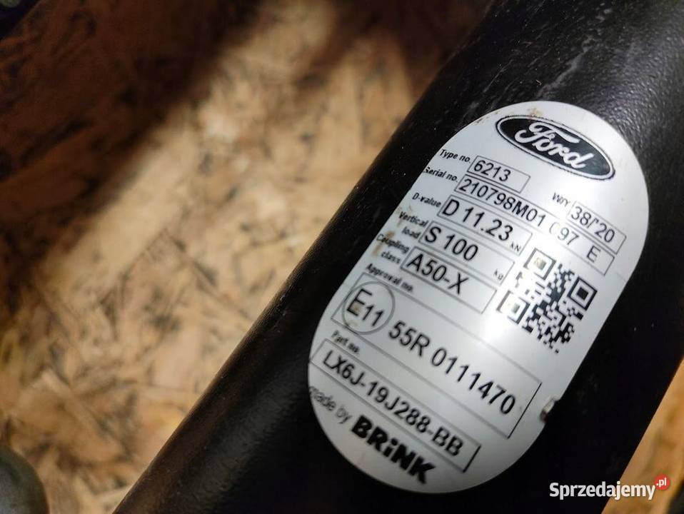 Hak Holowniczy Ford Kuga Mk3 LX6J13B678 osobowe Pleszew