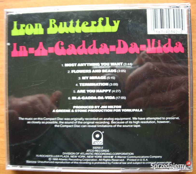 Iron Butterfly InAGaddaDaVida Kępice