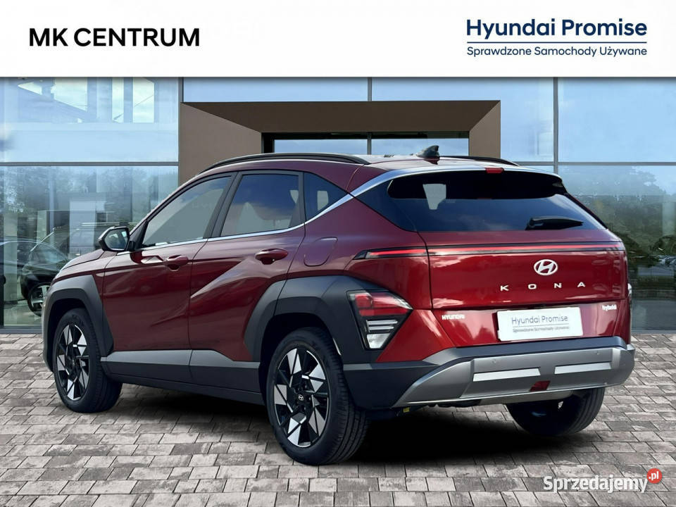 Hyundai Kona 16GDI 129 HEV 2WD Platinum Luxury bordowy Piotrków Trybunalski