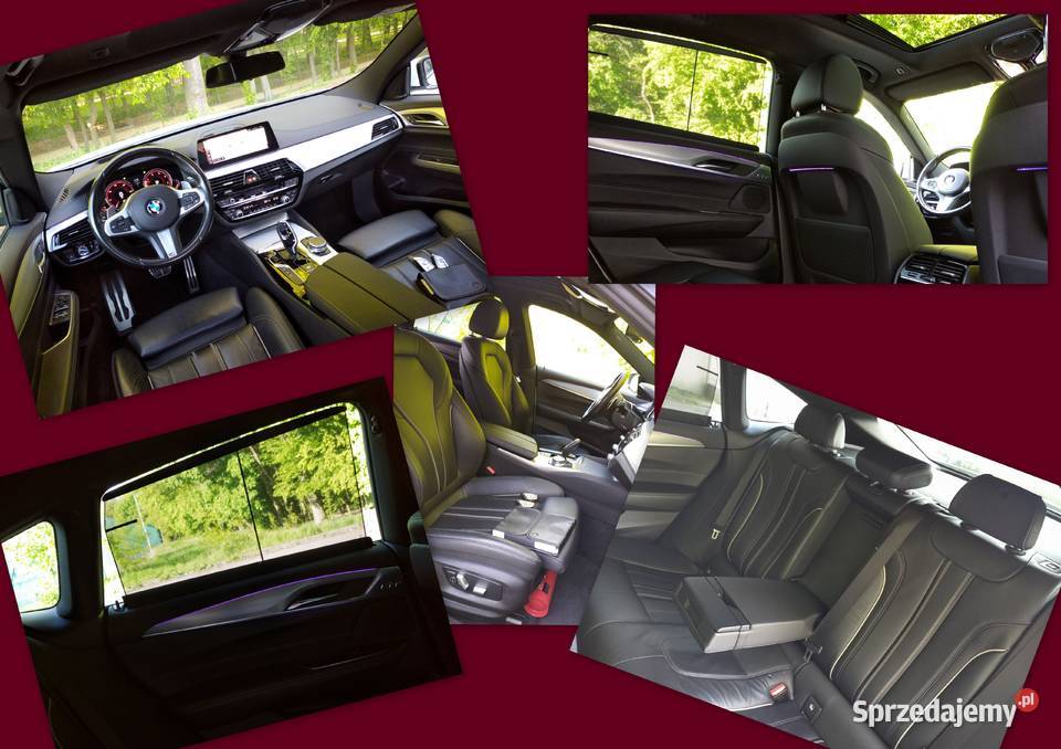 BMW 6GT Mpakiet 630D85 kamery 360Head isofix Jarocin