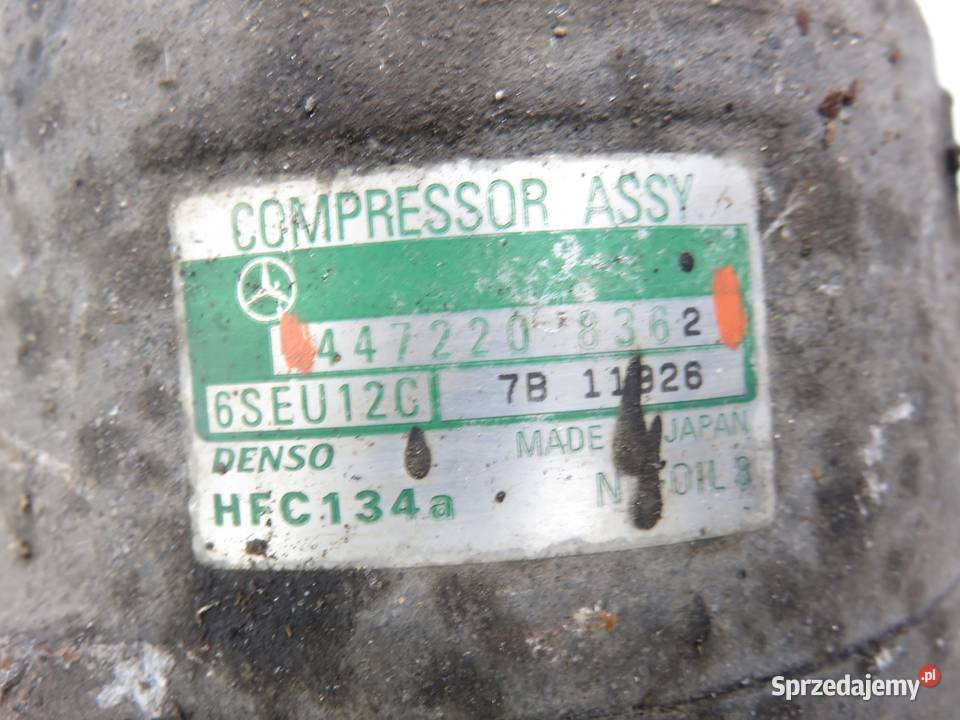 KOMPRESOR KLIMATYZACJI MERCEDES W168 14 Motoryzacja sprzedam