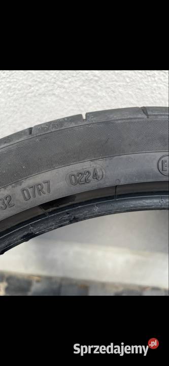 2 opony lato Continental ContiSportContact 5P mazowieckie Ostrów Mazowiecka sprzedam