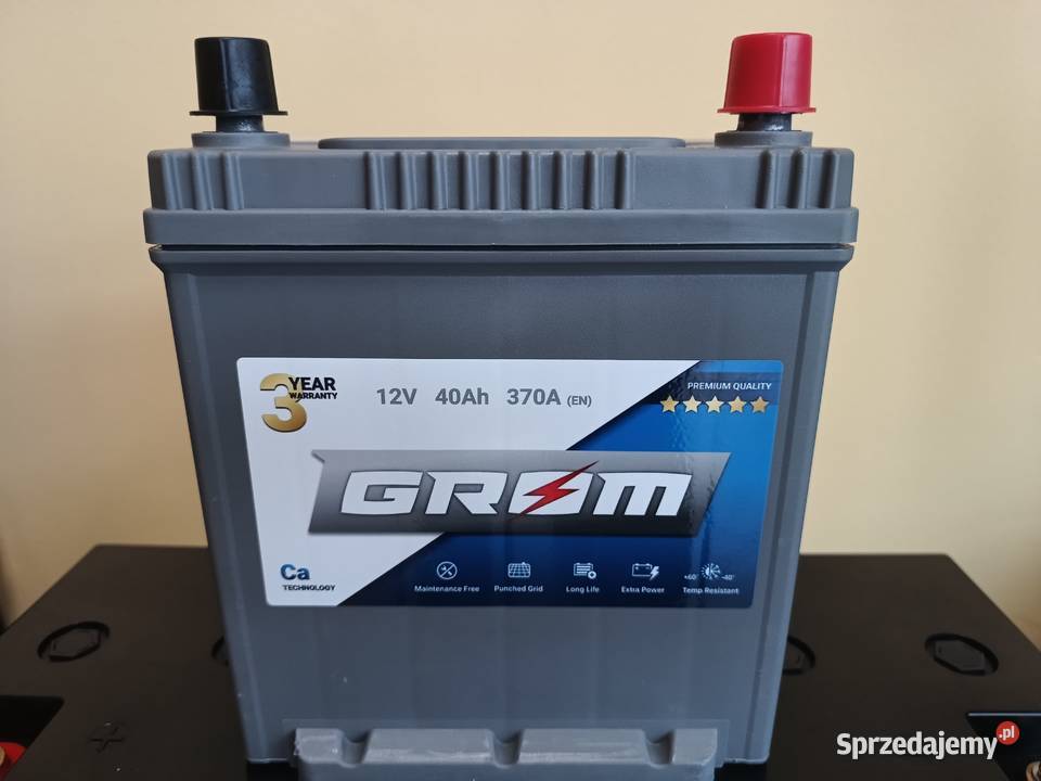 Akumulator GROM 40Ah 370A JAPAN Prawy Specpart zachodniopomorskie Szczecin sprzedam