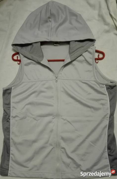 Szara kamizelka z dużym kapturem M S L XL Warszawa