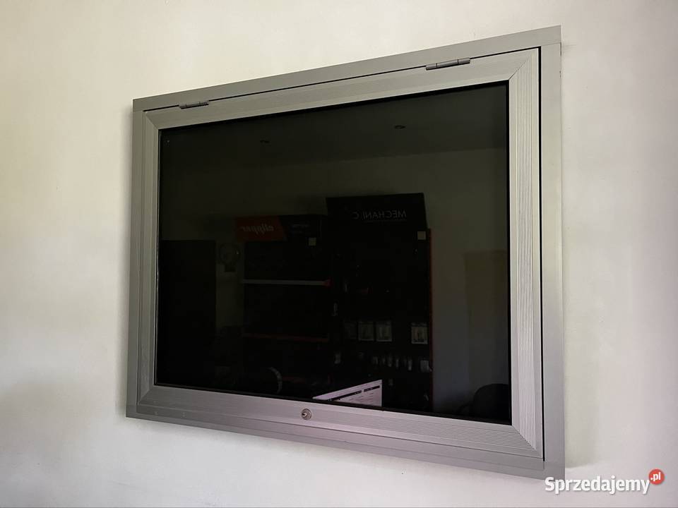 Gablota ogłoszeniowa szklana aluminiowa Bytom