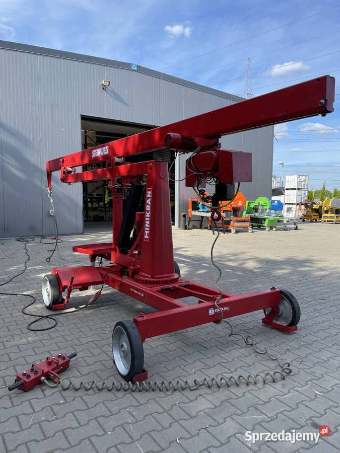 Dźwig Steinweg MK 3005 bocker minikran wciągarka wielkopolskie Ślesin