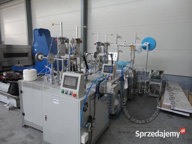Linia do produkcji maseczek ochronnych dolnośląskie Magnice sprzedam