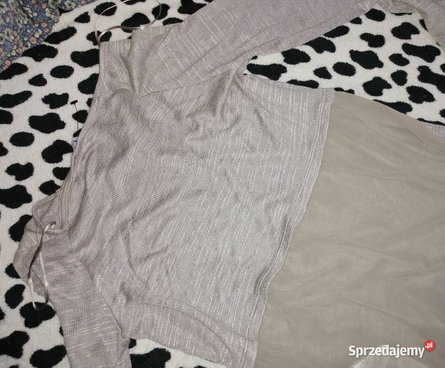 Nowa Bluzka ciekawy tył wstawka ORSAY S xs długi Bluzki i koszule Leszno