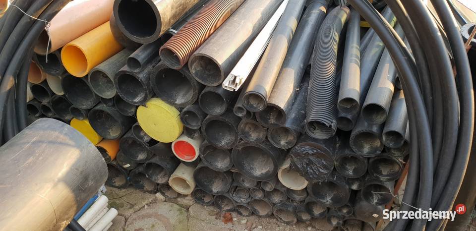 Rury PE HDPE PVC różne odcinki i średnice Biskupiec