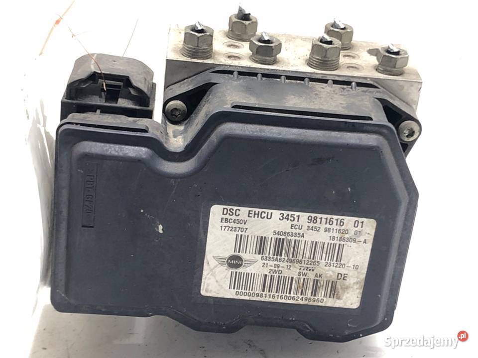 POMPA ABS MINI CLUBMAN R55 9811616 16 112 0615 podkarpackie