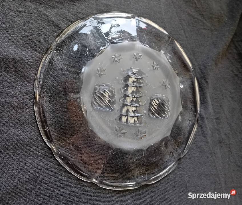 Zestaw art deco do ciasta patera 3 talerzyki sprzedam