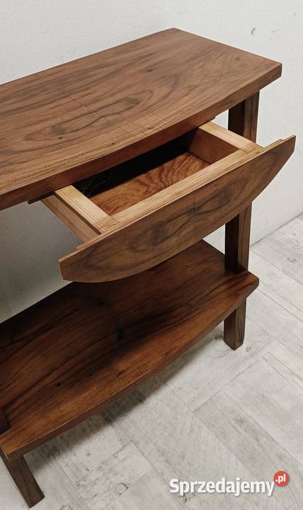 konsola art deco przyścienna orzech stolik łódzkie