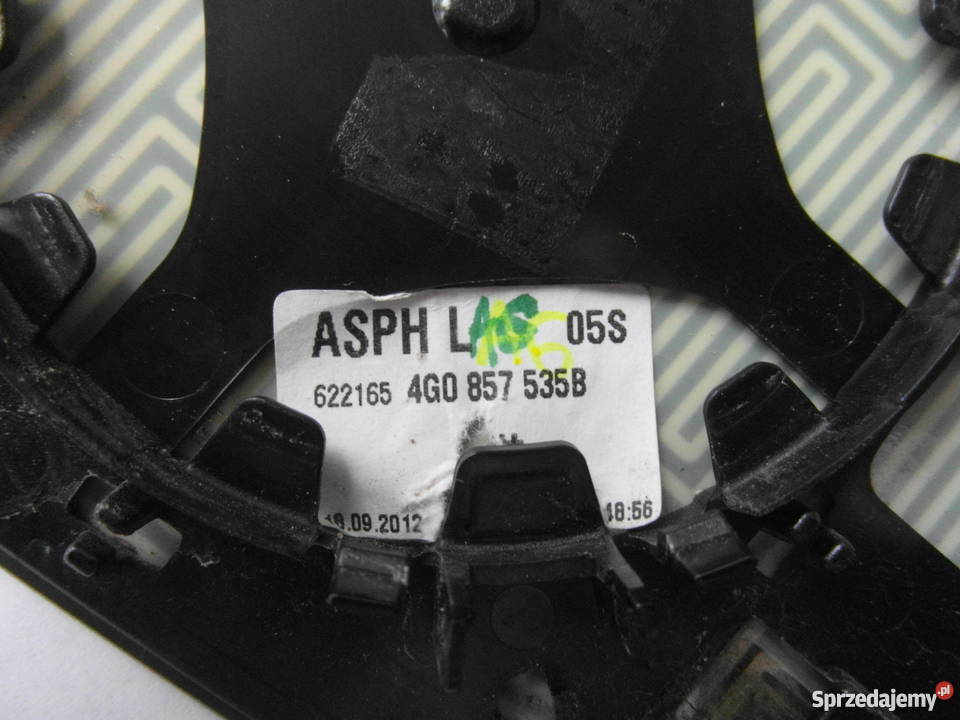 4 lusterko asferyczne lewe audi A6 4G0857535B Szczecin