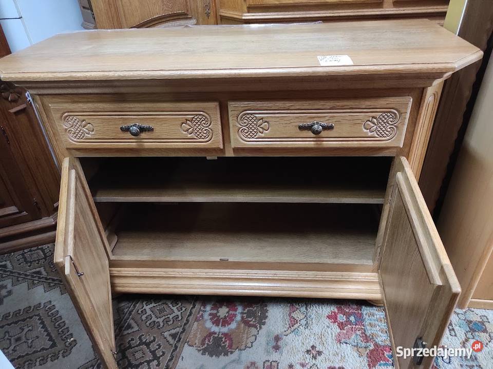 Komoda dębowa lity pełny dąb 92cm Sypniewo sprzedam