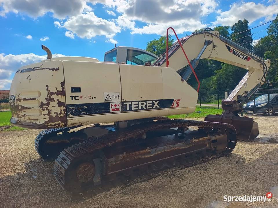 TEREX TC 240LC KOPARKA GĄSIENICOWA małopolskie Racławice sprzedam