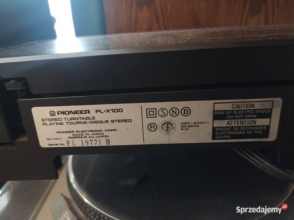 Pioneer gramofon linearny X100 nowa igłapełny Oświęcim