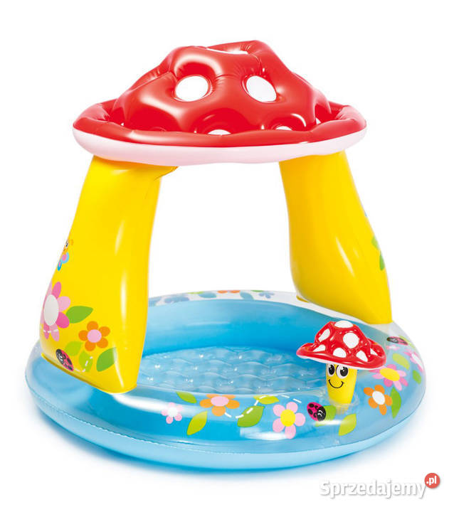 Basen brodzik dmuchany dzieci muchomor dach opolskie Smogorzów