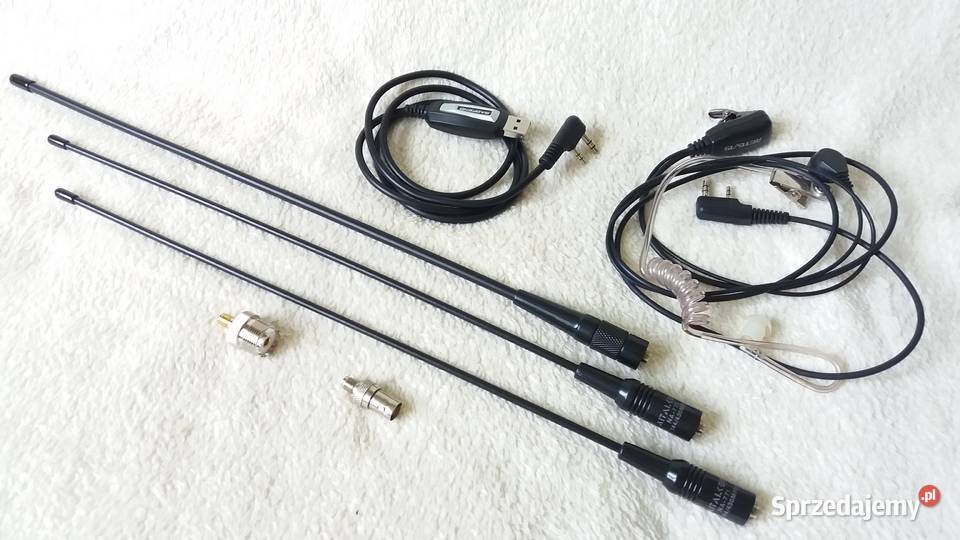 Antena VHFUHF SMA długa Adapter UC BNC i inne Płońsk