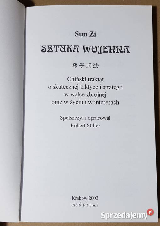 Sztuka wojenna Sun Zi Kultura i Rozrywka Łódź