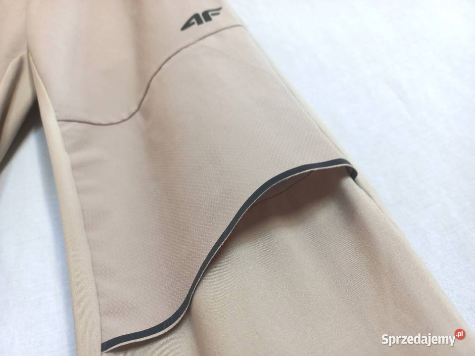 SPODNIE sportowe Damskie beżowe r 3638 4F letnie Rozmiar 38(M) Białystok