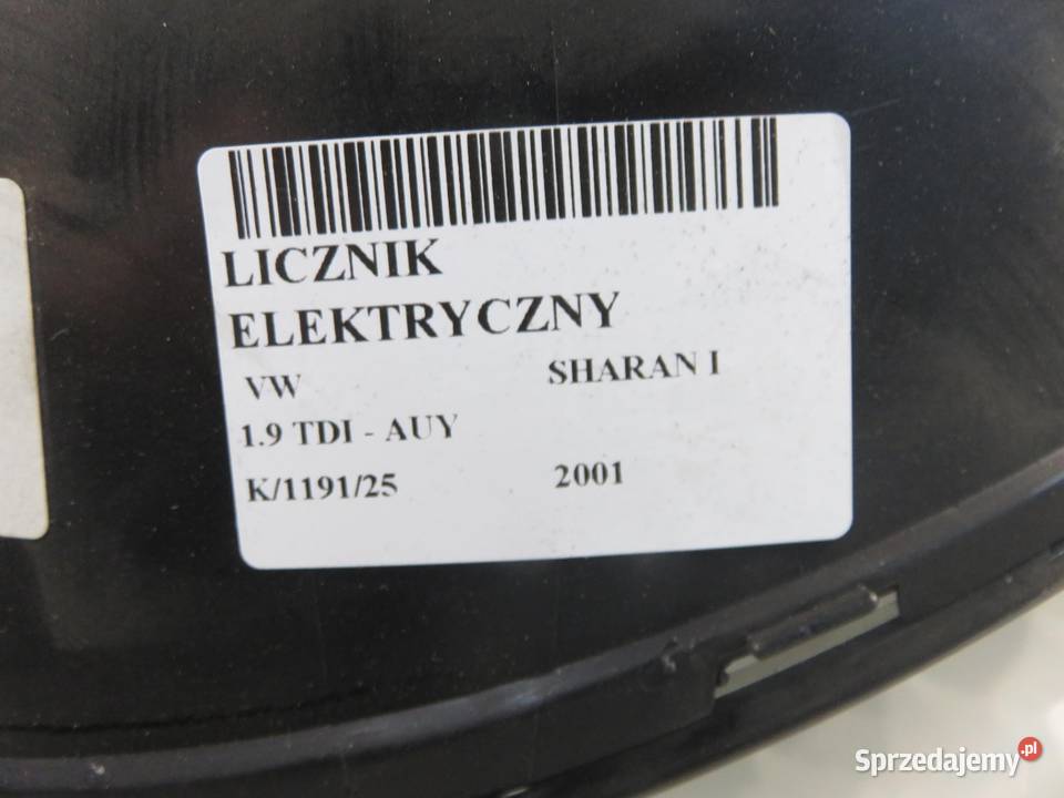 LICZNIK VW SHARAN I 19 TDI 7M3920840N małopolskie