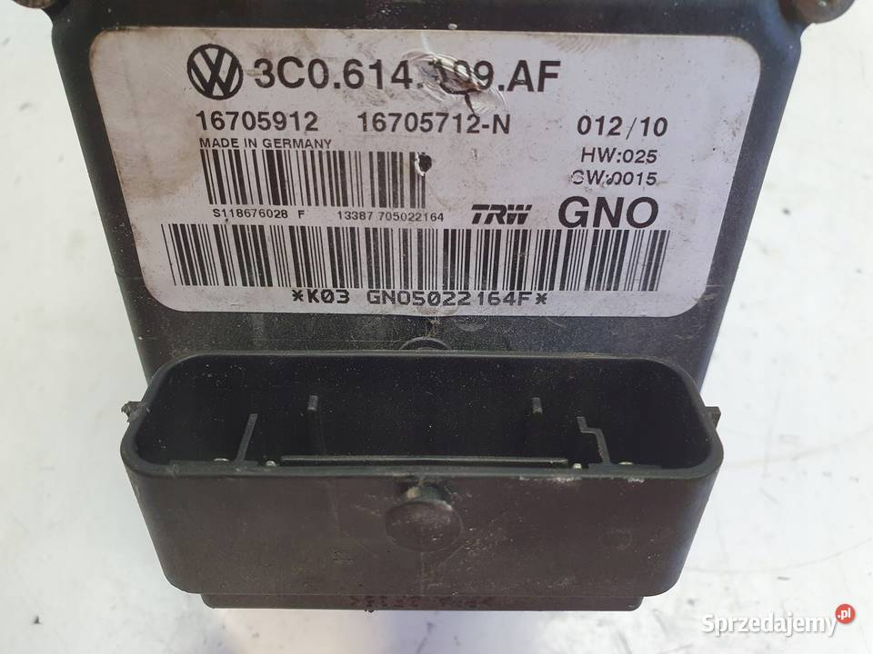 VW Passat B6 POMPA ABS Sterownik 3C0614109AF Układ ABS i ESP lubelskie Chełm