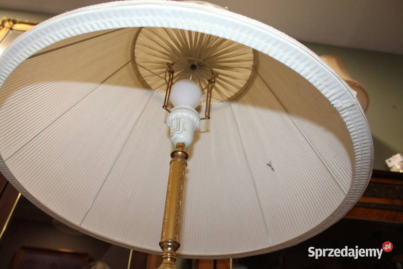 Lampa podłogowa z mosiądzu i onyksu 232 Pozostałe zachodniopomorskie Szczecin